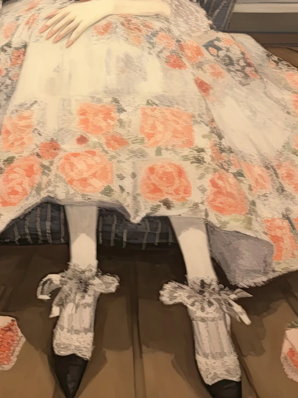 Porcelain Doll Art 8x10 Print Victorian Romantic Cottagecore Vintage Home Decor